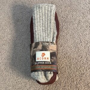 Acorn Slipper Socks Large